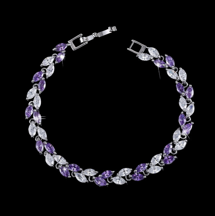 "LEAF" | AAAA Zircon Bracelet