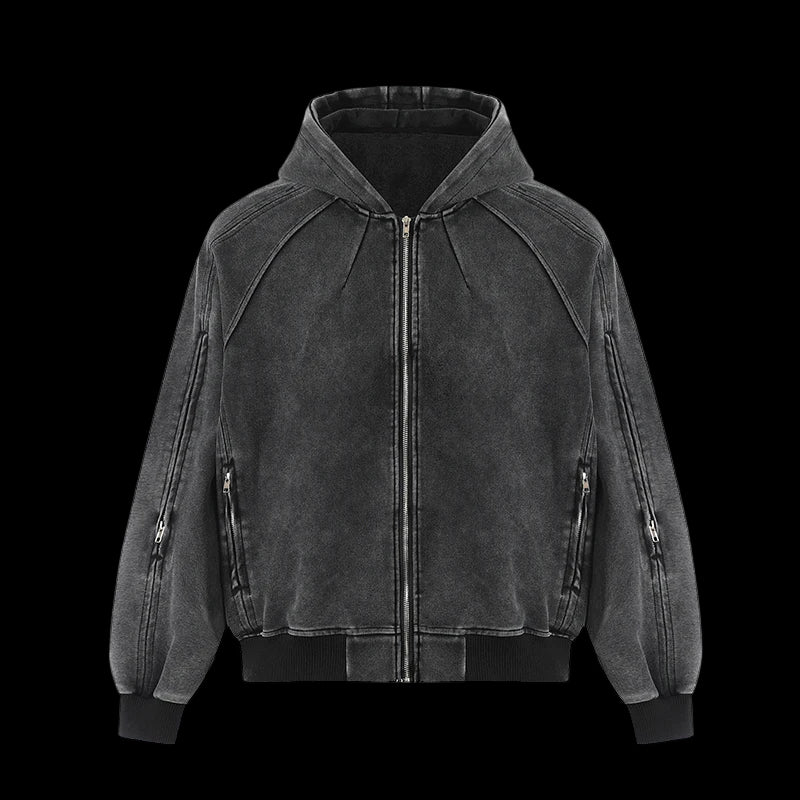 "ONLY DEATH IS FAILURE" | Stone Washed Heavyweight Hoodie