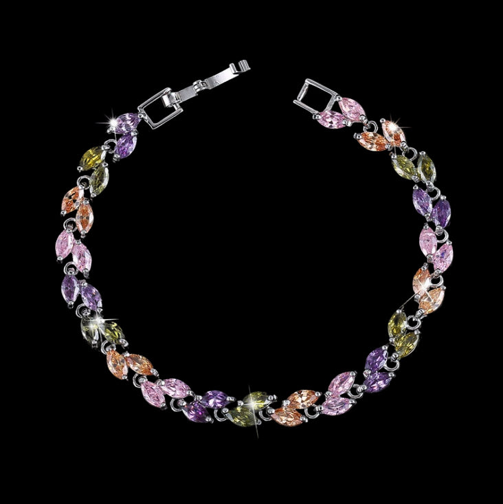 "LEAF" | AAAA Zircon Bracelet